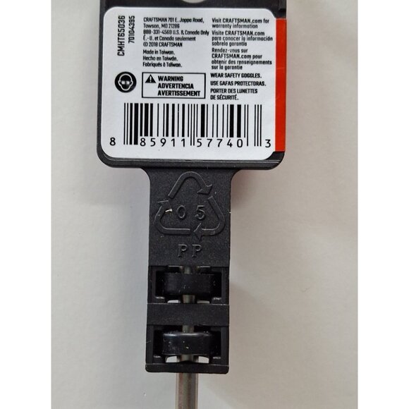 New CRAFTSMAN Torx Screwdriver, T15, Black, CMHT65036, 3 inch - Picture 3 of 3